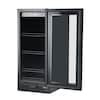 Whynter Built-in Black Glass 80-can capacity 3.4 cu ft. Beverage Refrigerator BBR-801BG